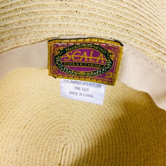 EUC Scala straw hat - Picture 2 of 3